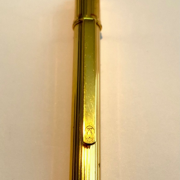 Must de Cartier Gold Plated Mechanical Pencil - Picture 9 of 12
